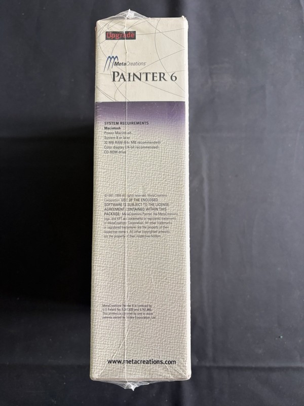 MetaCreations Painter 6 Upgrade Sealed PC Mac CD-ROM Vintage Art Software gallery