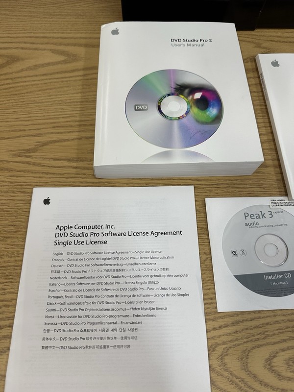 Apple DVD Studio Pro 2 Professional DVD Authoring Software Complete Product! gallery
