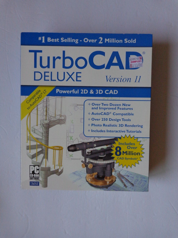 Turbo CAD Deluxe Version 11 For windows 2000 /XP 2D&3D CAD