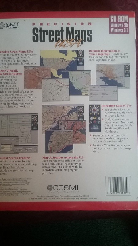 Windows 95 CD ROM Street Maps, Screen Savers Wallpaper, Travel Maps gallery