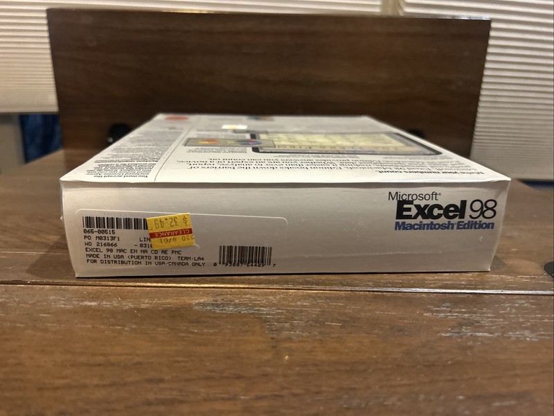 Microsoft Office 98 Macintosh Edition NEW & SEALED Vintage gallery