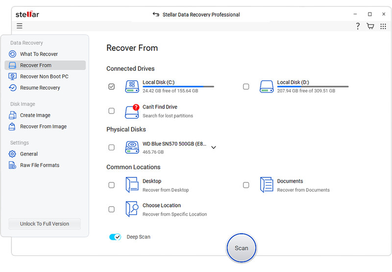 Stellar Data Recovery Professional for Windows | Email Delivery | Download gallery