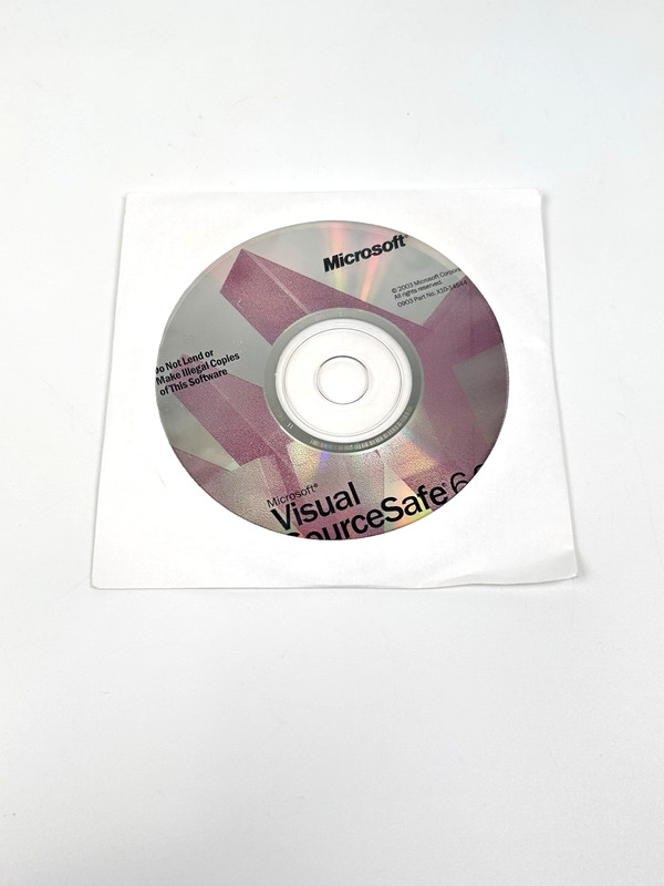 Microsoft Visual SourceSafe 6.0 Vintage CD Rom Disc w/ Key gallery