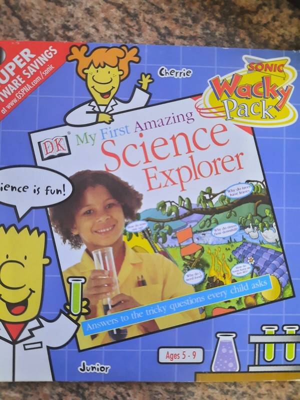 Sonic Wacky Pack DK My First Amazing Science Explorer ages 5-9
