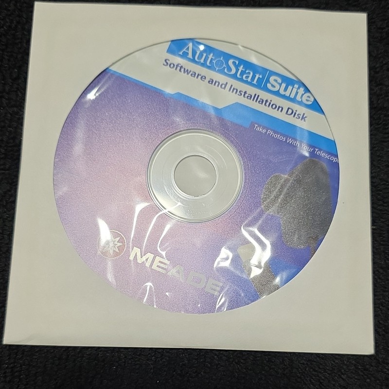 Meade AutoStar Suite Image telescope camera, and Video & Audio Software disk. gallery
