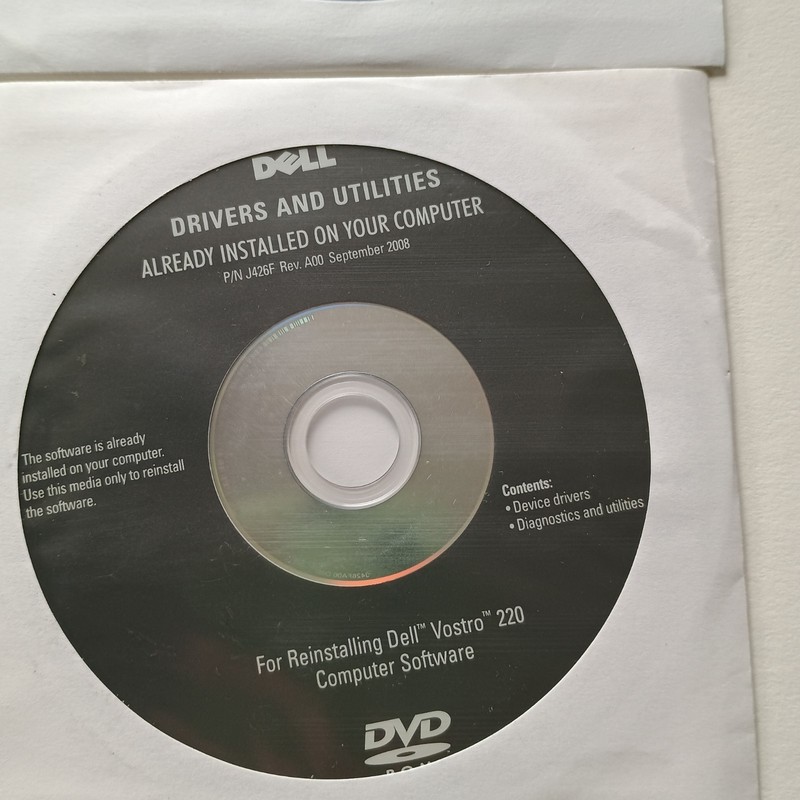 Dell PC Install Disc Lot Of 4, Sealed, Microsoft Works 9, Drivers, Vista gallery