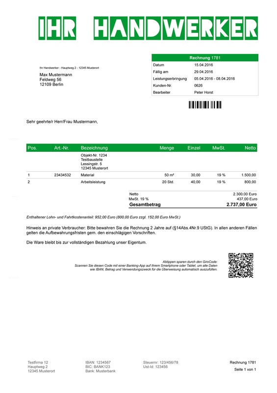Painting software, craftsman software, invoice program for painters, software painters gallery