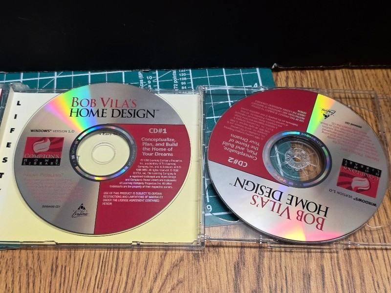 Bob Vila's Home Design Compton's Home Library 2 PC CD ROMS Windows 95 gallery