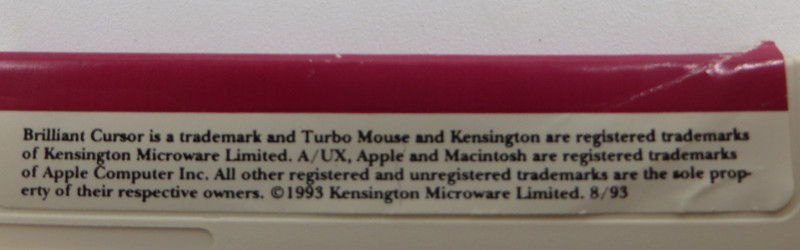 KENSINGTON Turbo Mouse 4.0 Software Version 4.02 3.5" Floppy Disk for Macintosh gallery