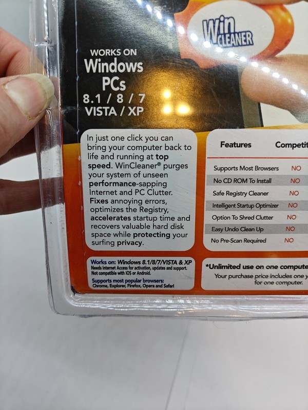 Win Cleaner USB-One Click Fast & Easy Computer Clean Optimize Repair NEW gallery