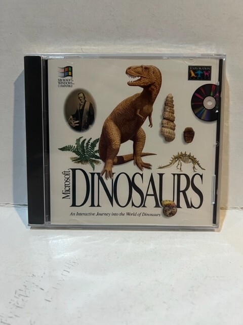 Microsoft DINOSAURS, CD-ROM (PC, 1993)