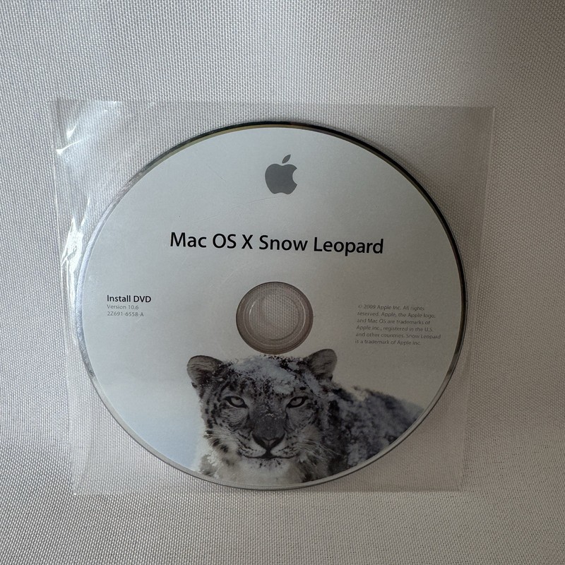 Mac OS X Snow Leopard v. 10.6 Upgrade DVD