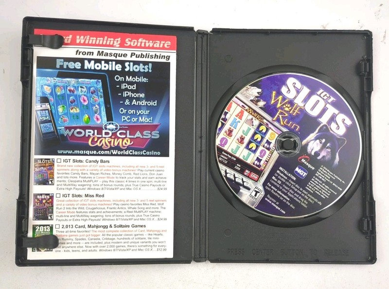 IGT Slots Lucky Larry's Lobstermania + Wolf Run PC MAC CD Gambling Bundle Lot gallery