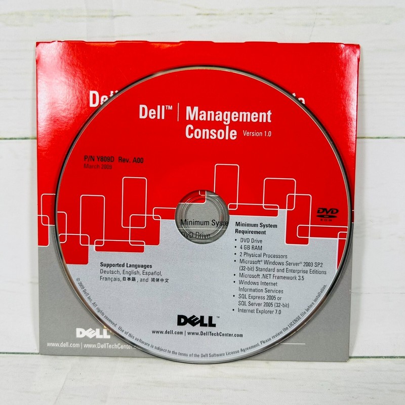 Dell Management Console Version 1.0 gallery