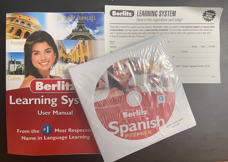NEW Berlitz Spanish Premier - WIN /MAC / iPod / CDs (8 disc set) gallery