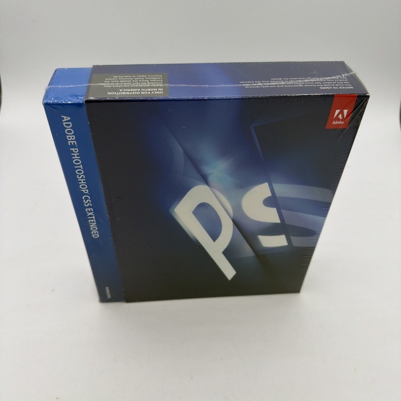 Adobe Photoshop CS5 Extended 64 & 32 bit for Windows PC Ret Sealed