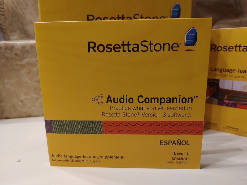 Rosetta Stone Spanish Version 3 (2007) Level 1-3 Set *No Headphones Read gallery