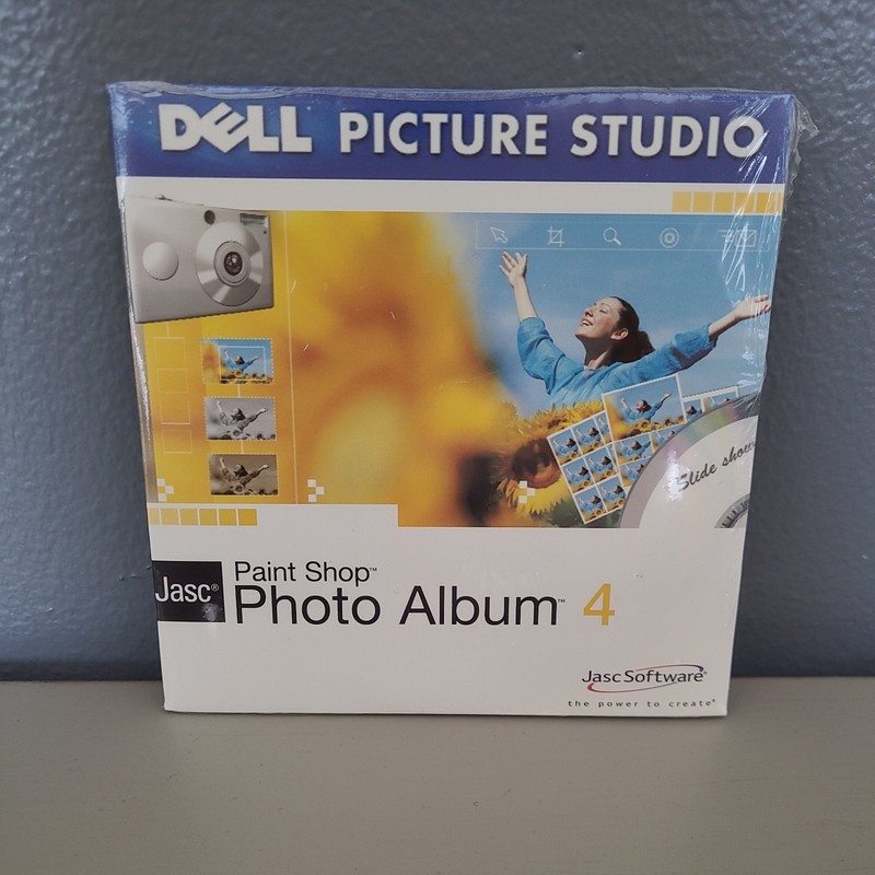 NEW Dell Paint Shop Photo Album 4 by Jasc Software (Sealed)