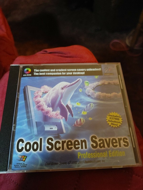 Cool Screen Savers Professional Edition Tradetouch software in case