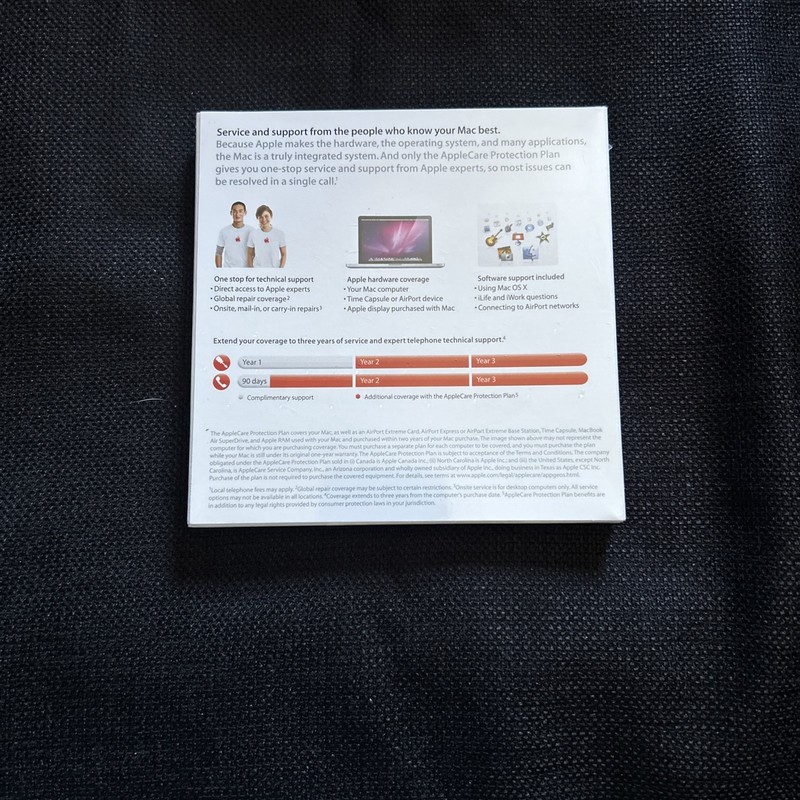 AppleCare Protection Plan MacBook/iBook New Sealed gallery