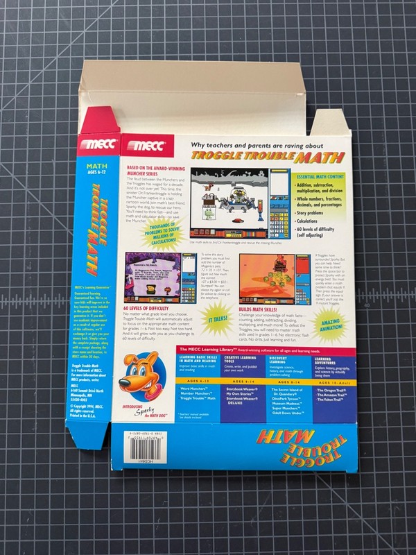 MECC CD-ROMs: Oregon Trail 1&2 Yukon Trail Opening Night Tesselmania Troggle Tr gallery