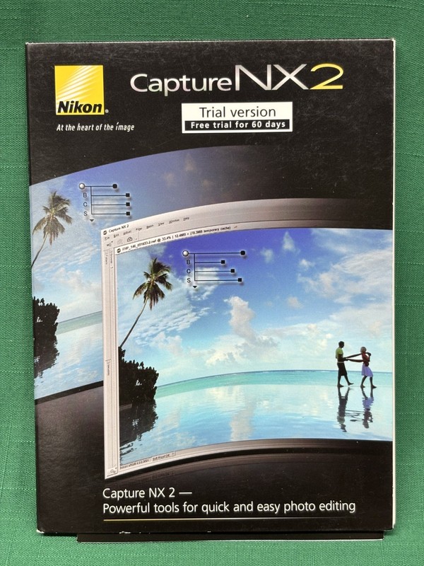 Nikon Capture NX 2 Camara Software CD Trial Version Windows & Mac (11H)