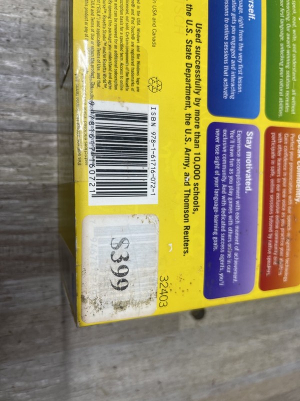 Rosetta Stone Italian Version 4 Level 1-5 Italiano Language CD PC Set Brand New gallery