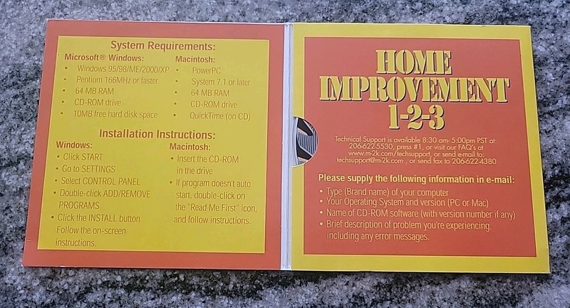 Home Improvement 1-2-3 Gold Edition CD ROM Windows/Mac Home Depot gallery