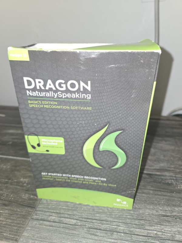 Nuance Dragon NaturallySpeaking 12 Basic Speech Recognition Software App Windows gallery