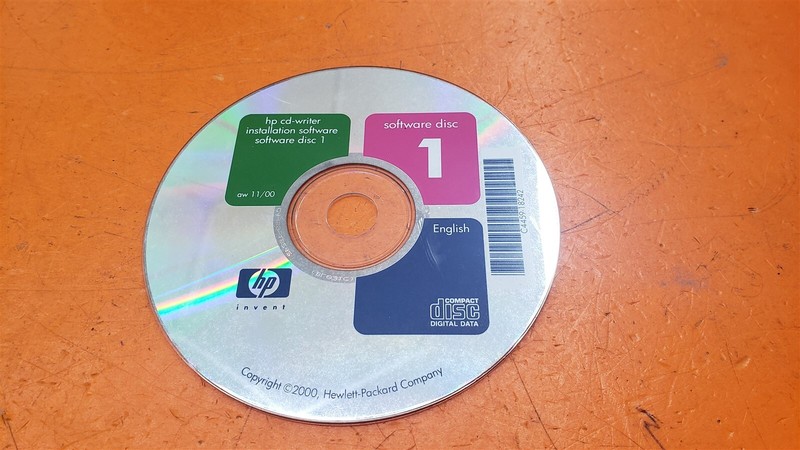 ⭐️⭐️⭐️⭐️⭐️ HP Invent CD-Writer Installation Software Disc 1 Disc Only