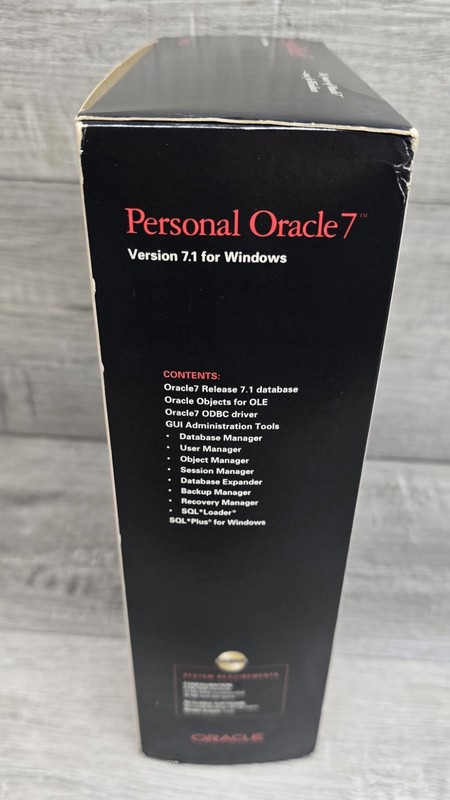 Personal Oracle 7 ~ Version 7.1 Windows Architecture Oracle Workgroup 2000~ New! gallery