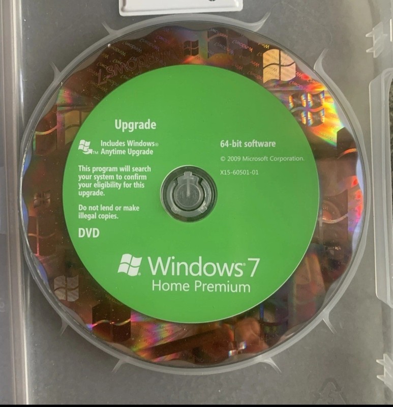 Microsoft Windows 7 Home Premium Upgrade 32bit And 64bit