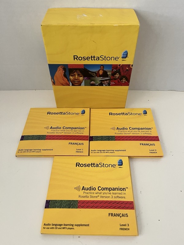 Rosetta Stone French Level 1-3 CD Software Language Course