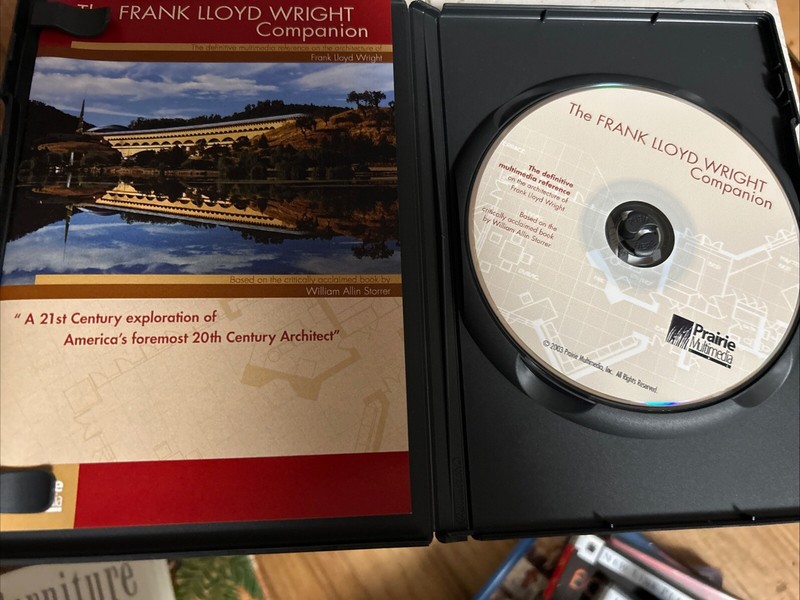 VERY RARE - The Frank Lloyd Wright Companion (PC Windows & Mac CD-ROM) gallery