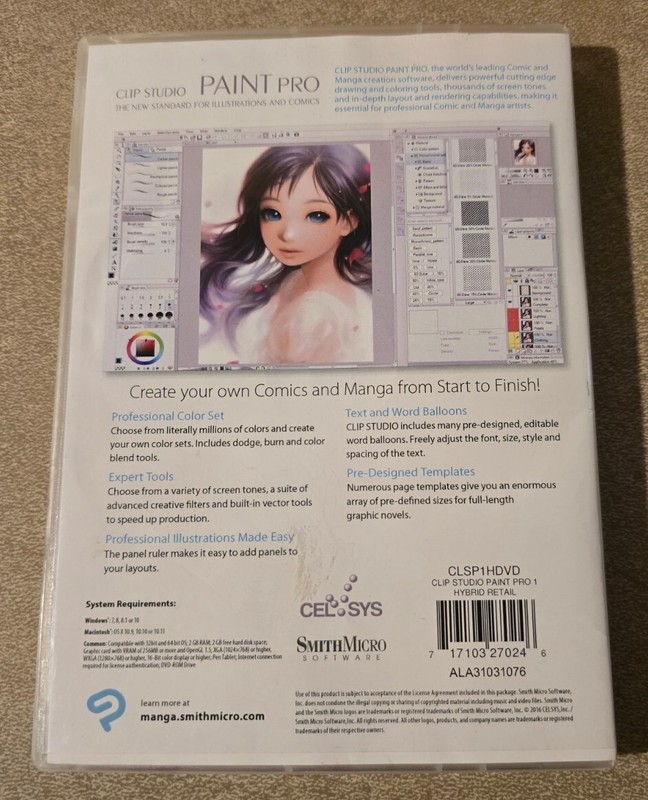 CLIP STUDIO PAINT PRO Full Version Windows & Mac....Free Shipping! gallery
