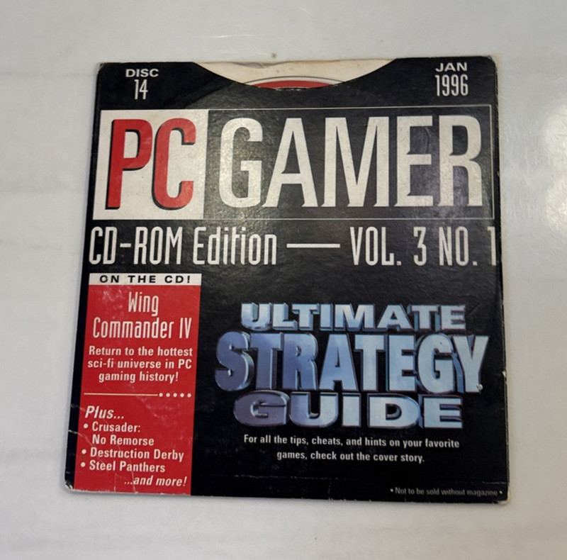 PC Gamer Jan 1996 Vol. 3 No. 1 Disc 14 CD-ROM Edition Ultimate Strategy Guide gallery