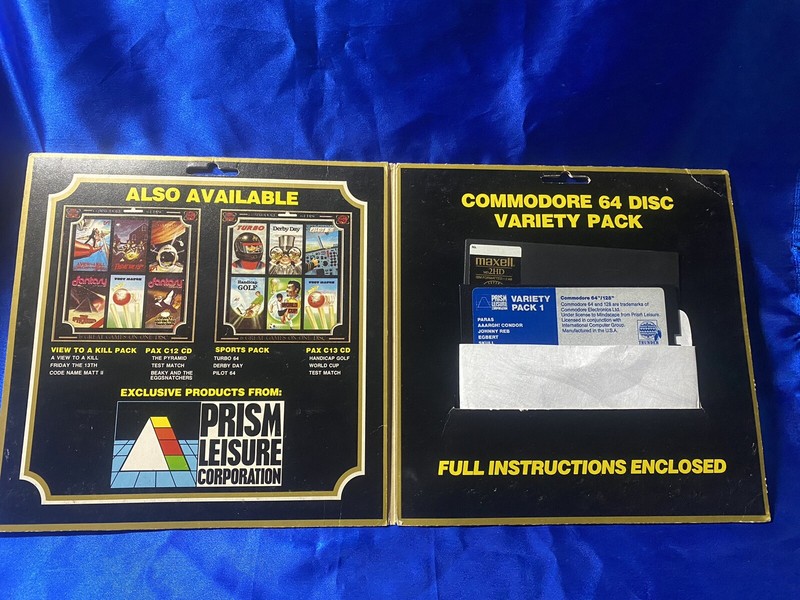 Paxman Promotions Variety Pack 1 Commodore 64 C64 Program 5.25" CIB gallery