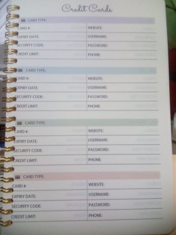 Password Book Seniors Internet Bank Credit Card Software Info Logbook Organizer gallery