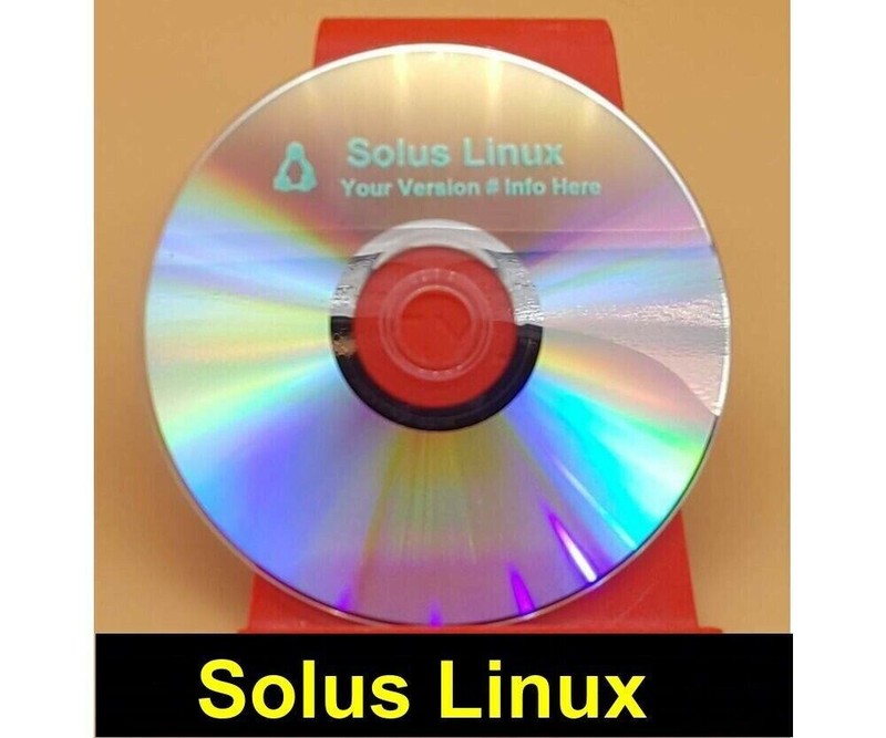 Solus Linux Install DVD CD 64bit (all versions) – LTS Live Bootable Desktop USA