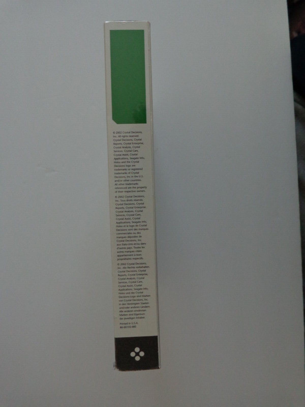 Crystal Reports 9 Professional Full Product For Windows ( Sealed Retail Box) gallery