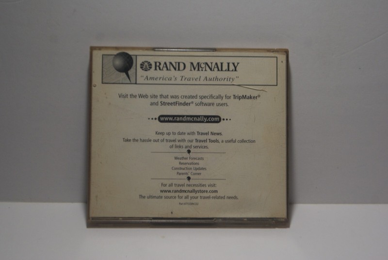 Rand Mcnally StreetFinder 1999 CD Software Vintage HTF 2 Disc gallery