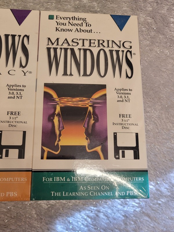 Windows Literacy And Mastering Windows For IBM VHS And Instructional Disc Sealed gallery