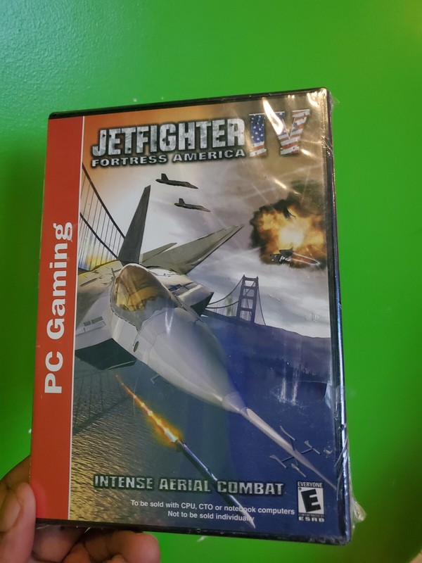 Jetfighter IV Fortress America PC Flight Simulator Game Vintage 2001 Rare Sealed gallery