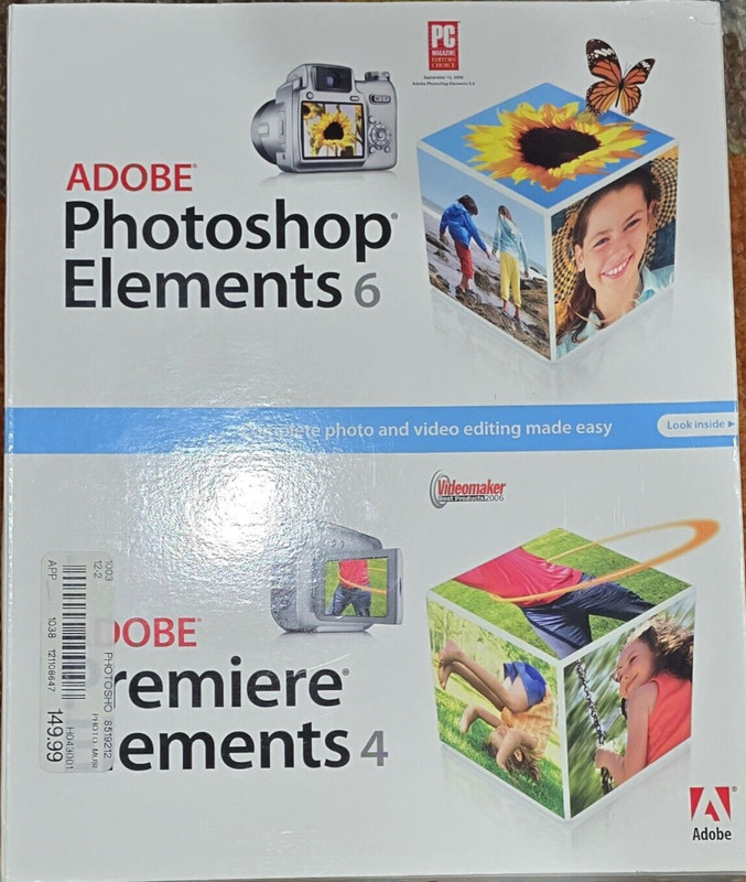 ADOBE Photoshop Elements 6 & Adobe Premiere Elements 4.