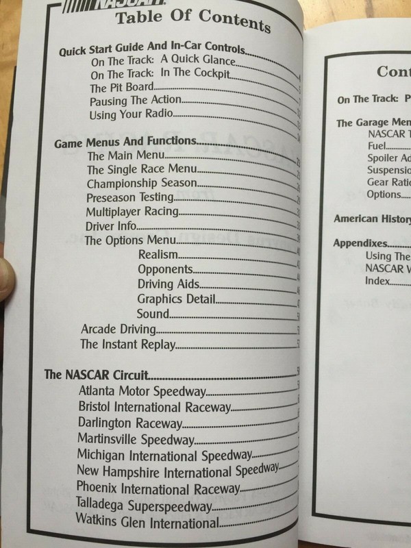 NASCAR racing, original 1997 Papyrus/Sierra PC CD gallery
