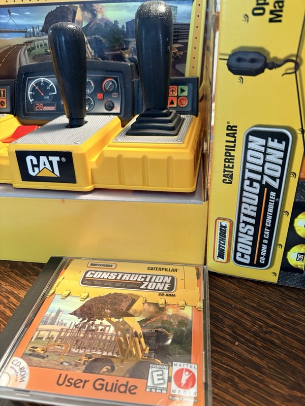 Matchbox Caterpillar Construction Zone CAT Controller CD-ROM Game w/Box 1999 gallery