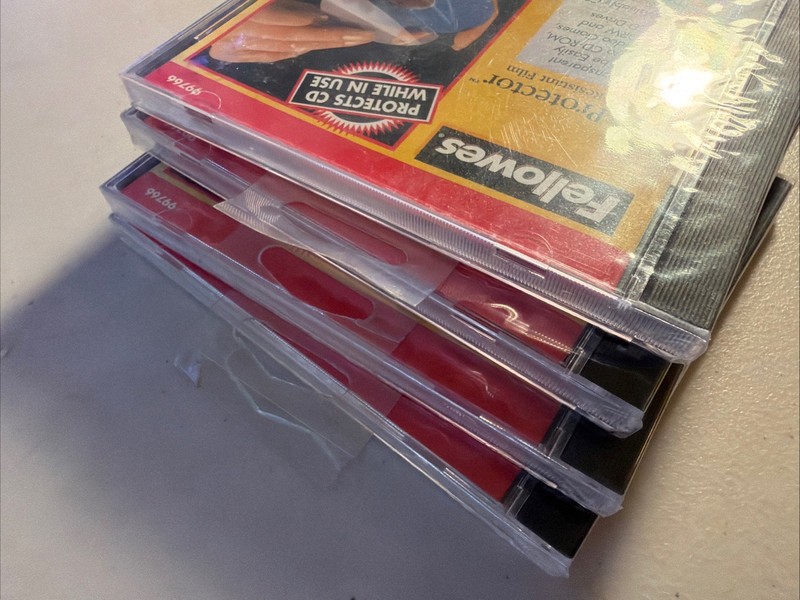 (4) CD Protector Damage Resistant Film w 5 Protectors Each - Fellowes 99766 gallery