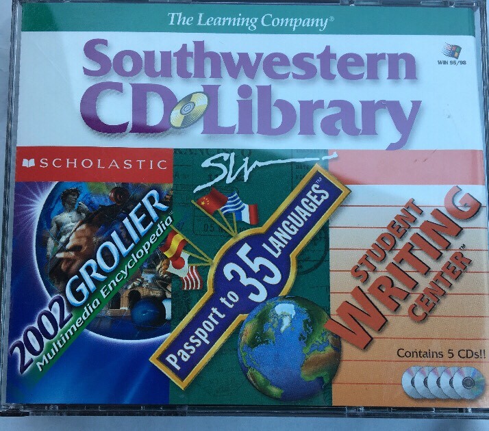 BERLITZ’s Southwestern CD Library Set-The Learning Company-5 PC Set-TESTED-RARE