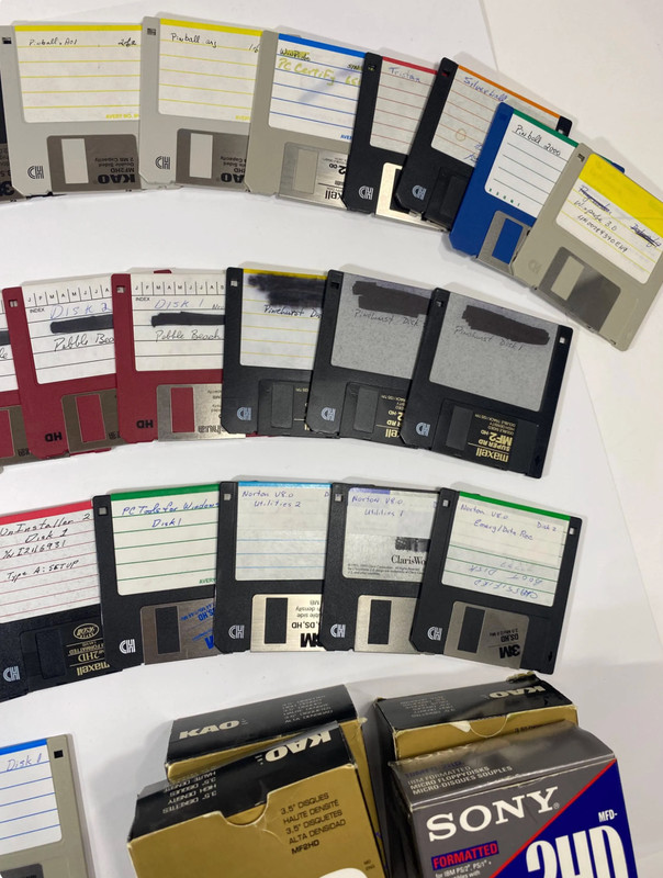 3.5 Floppy Disk Lot Vintage Software Disks Boxes Mixed Brands gallery