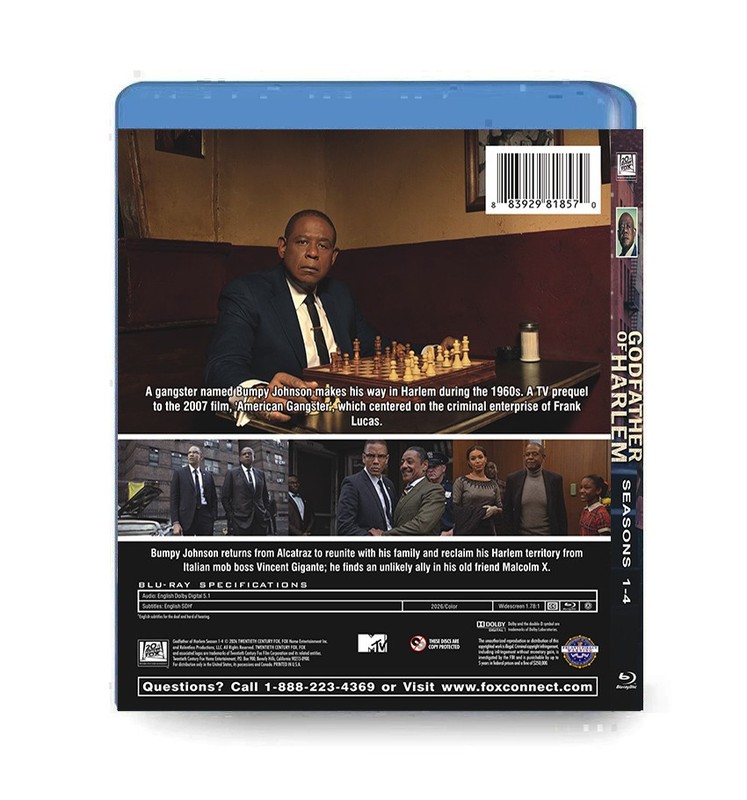 Godfather of Harlem season 1-4 Episodes 1-40 (4BD) Box Set English gallery